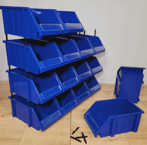 Sistema modular color azul